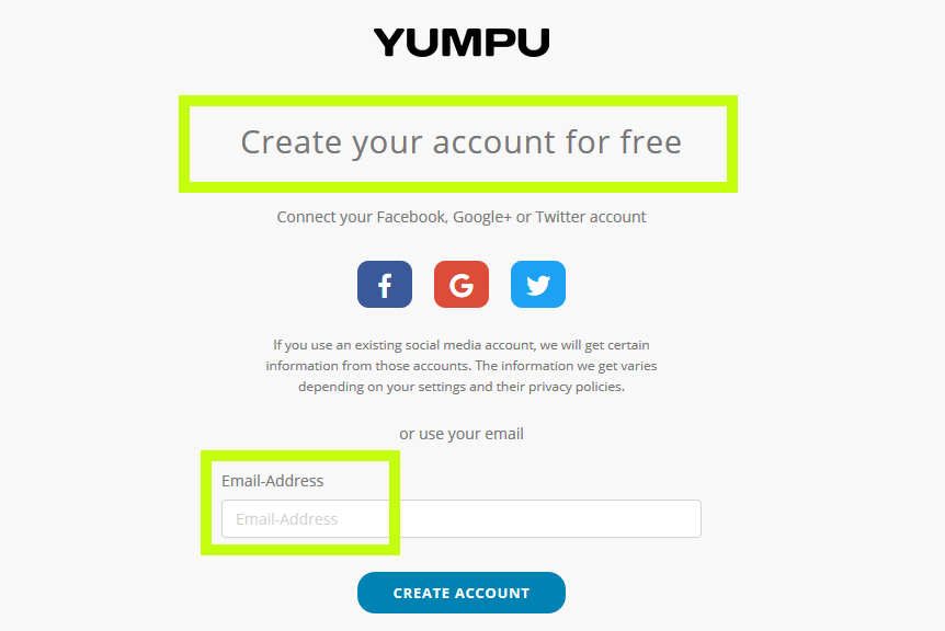 Create your free account on YumpuPublishing 